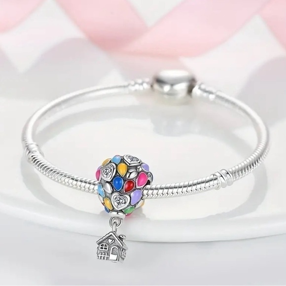 Women’s Disney 925 Sterling Silver & Enamel UP Charm Bead - NWT - Picture 2 of 5